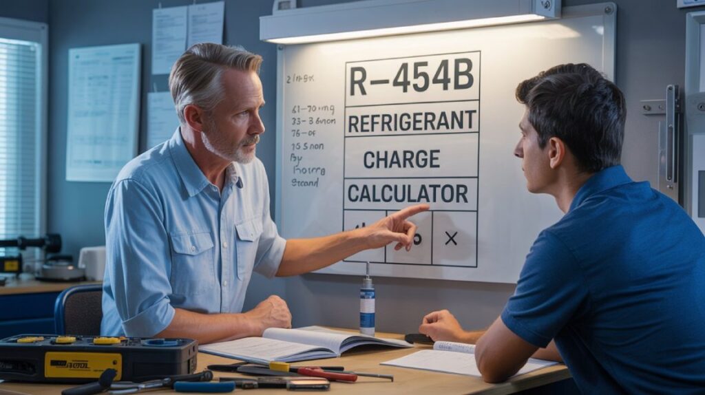 R-454B Refrigerant Charge Calculator